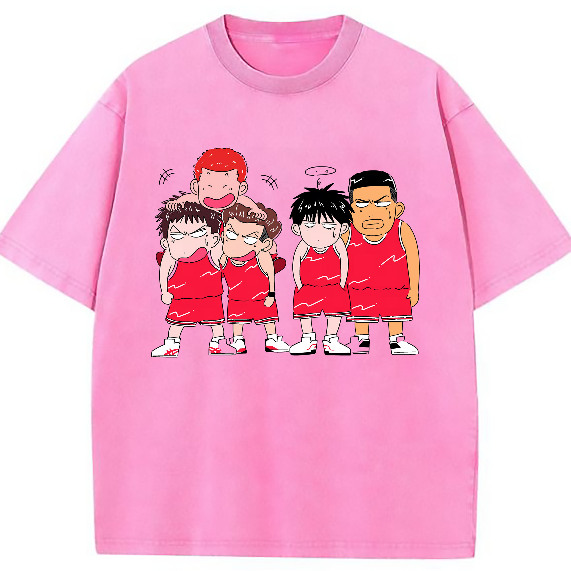 （画像用） SLAM DUNK／スラムダンク 綿100% ヴィンテージ風 半袖Tシャツ（フロントプリント）